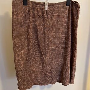 Pre Loved Express Snake Print Skirt